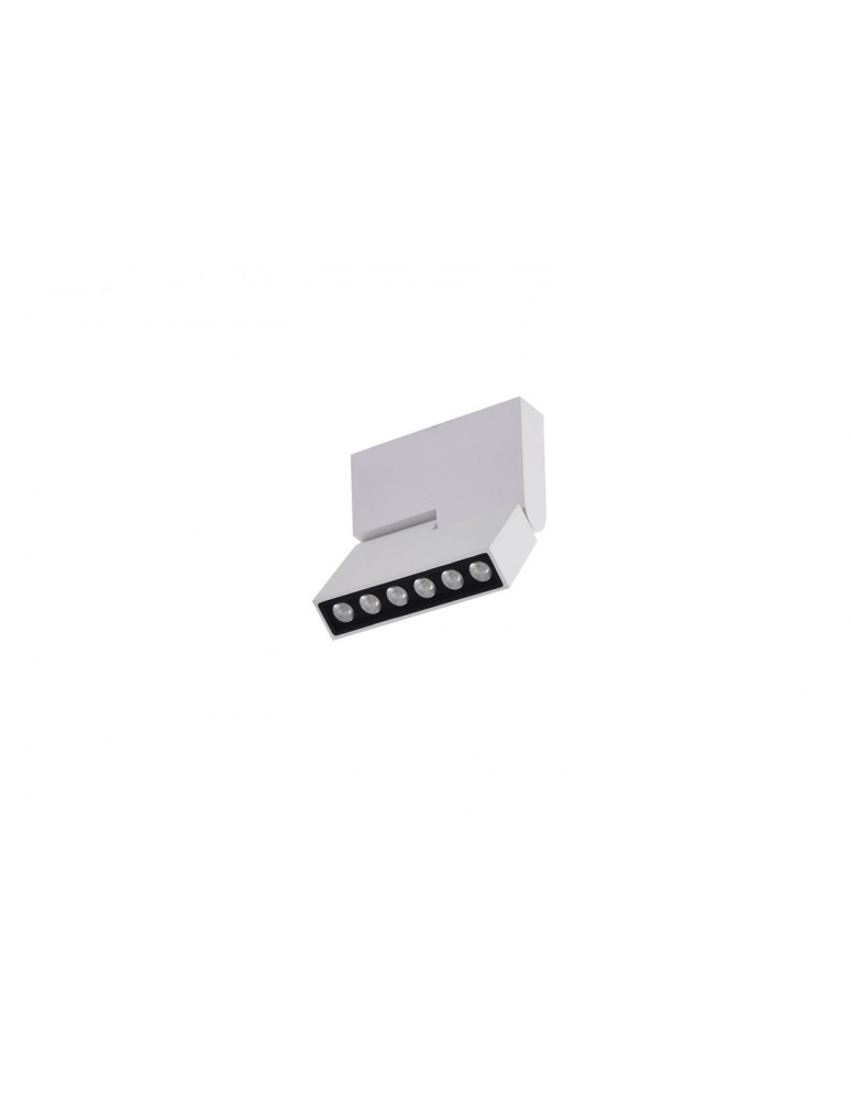 Reflektory LEDowe - Azzardo LEON 5 WHITE 1xLED Reflektor Sufitowy Biały AZ3488 - produkt kolory-swiatla.pl 1