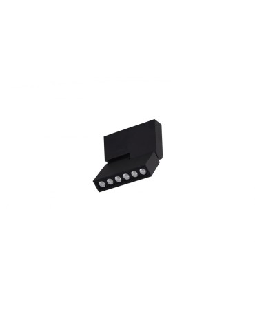 Azzardo LEON 5 BLACK 1xLED Reflektor Sufitowy Czarny AZ3489