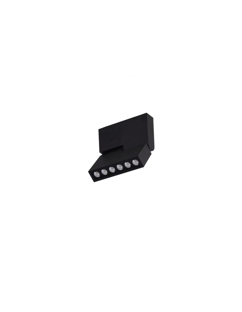 Reflektory LEDowe - Azzardo LEON 5 BLACK 1xLED Reflektor Sufitowy Czarny AZ3489 - produkt kolory-swiatla.pl 1