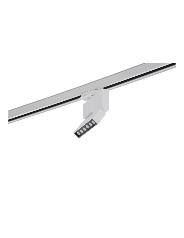 Lampy do szynoprzewodów 3 fazowych - Azzardo LEON 5 TRACK WHITE 1xLED Reflektor Sufitowy Biały AZ3490 - produkt kolory-swiatla.pl 2
