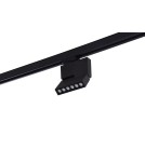 Lampy do szynoprzewodów 3 fazowych - Azzardo LEON 5 TRACK BLACK 1xLED Reflektor Sufitowy Czarny AZ3491 - produkt 1