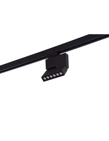 Azzardo LEON 5 TRACK BLACK 1xLED Reflektor Sufitowy Czarny AZ3491
