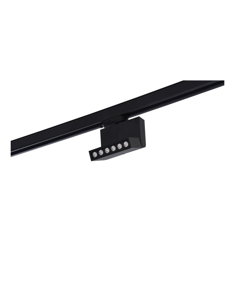 Lampy do szynoprzewodów 3 fazowych - Azzardo LEON 5 TRACK BLACK 1xLED Reflektor Sufitowy Czarny AZ3491 - produkt kolory-swiatla.pl 3