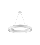 Lampy wiszące ze sterowaniem - Azzardo SOVANA PENDANT 80 CCT WHITE 1xLED Wisząca Biały z Pilotem Zmienna Barwa AZ3448 - produkt 1