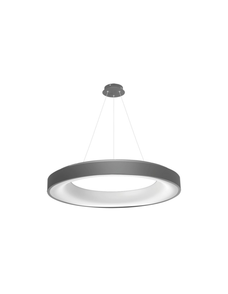 Lampy wiszące ze sterowaniem - Azzardo SOVANA PENDANT 80 CCT GR 1xLED Wisząca Szary AZ3450 - produkt kolory-swiatla.pl 1