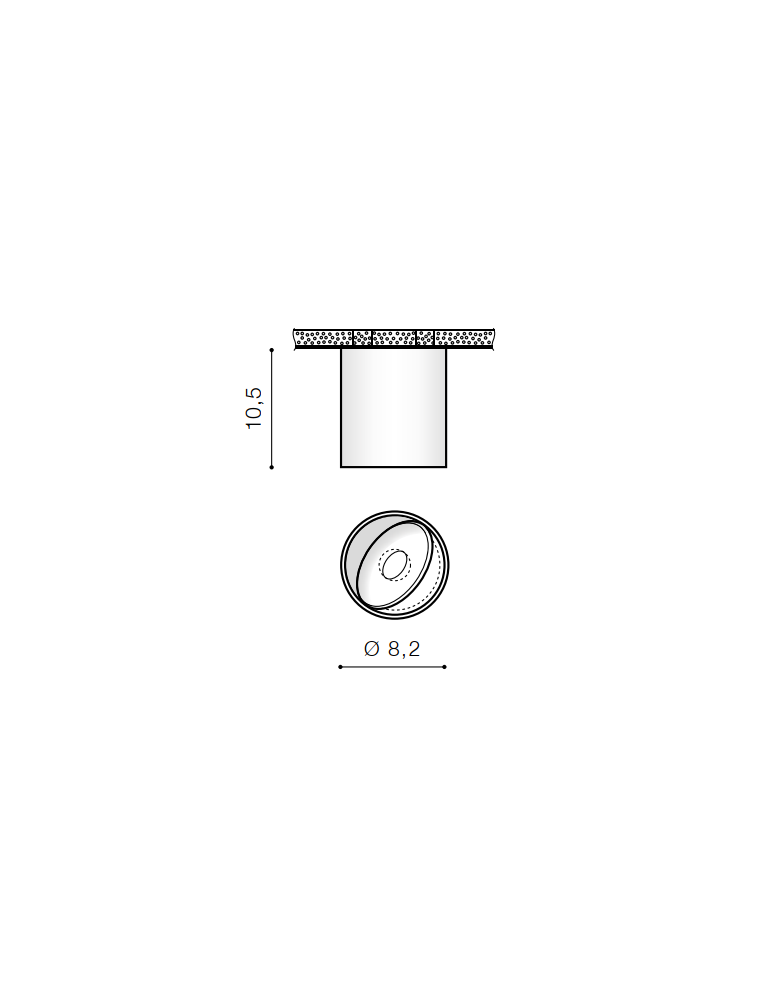 Oprawy sufitowe LEDowe - Azzardo BOSTON TUBE WHITE 1xLED Natynkowa Biały AZ3469 - product kolory-swiatla.pl 2