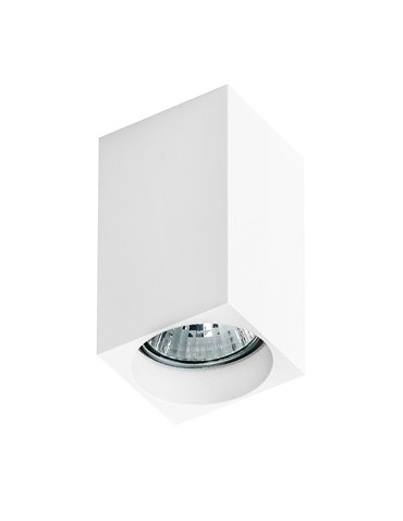 AZzardo MINI SQUARE 1xGU10 biały natynkowa AZ1381