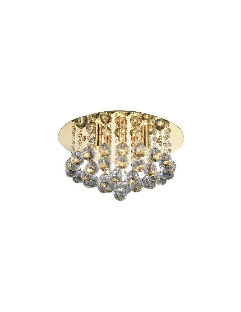 Lampy sufitowe z kryształami - Azzardo BOLLA 38 GOLD 5xG9 Sufitowa/Wisząca Złoty AZ3083 - produkt kolory-swiatla.pl 1