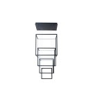 Lampy wiszące LED - Azzardo OPERA XL BLACK 1xLED Wisząca Czarny AZ3139 - produkt 1