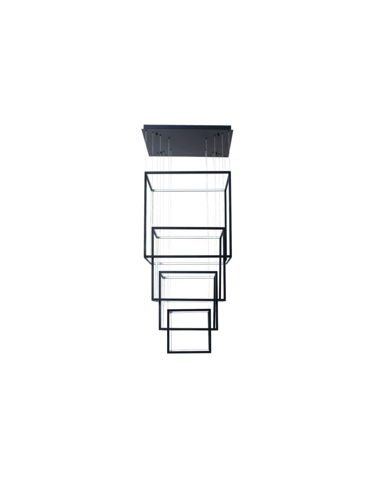 Lampy wiszące LED - Azzardo OPERA XL BLACK 1xLED Wisząca Czarny AZ3139 - produkt kolory-swiatla.pl 1
