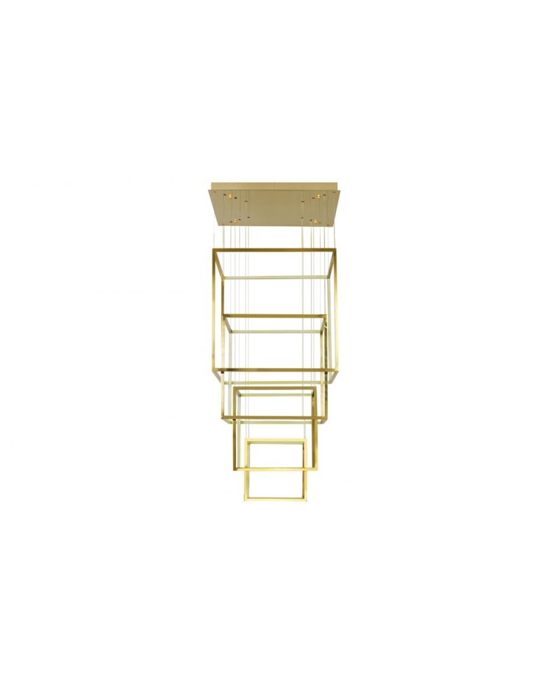 Lampy wiszące LED - Azzardo OPERA XL GOLD 4xLED Wisząca Złoty AZ3140 - produkt kolory-swiatla.pl 1