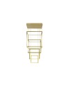 Azzardo OPERA XL GOLD 4xLED Wisząca Złoty AZ3140