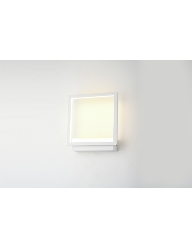 Kinkiety - Azzardo OPERA WALL WHITE 1xLED Ścienna Biały AZ3142 - product kolory-swiatla.pl 3
