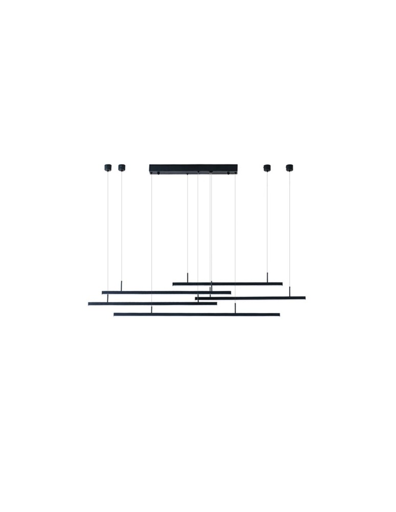 Lampy wiszące LED - Azzardo MERLO BLACK 1xLED Wisząca Czarny AZ3184 - produkt kolory-swiatla.pl 1