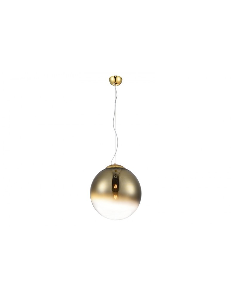 Lampy wiszące - Azzardo IRIS 40 GOLD 1xE27 Wisząca Złoty AZ3131 - product kolory-swiatla.pl 3