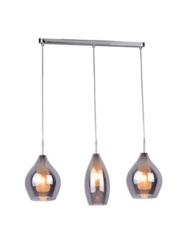 Azzardo AMBER MILANO 3 CHROME 3xG9 Wisząca Chrom AZ2149