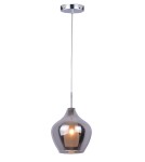 Lampy wiszące - Azzardo AMBER MILANO 1 CHROME 1xG9 Wisząca Chrom AZ2148 - produkt 1