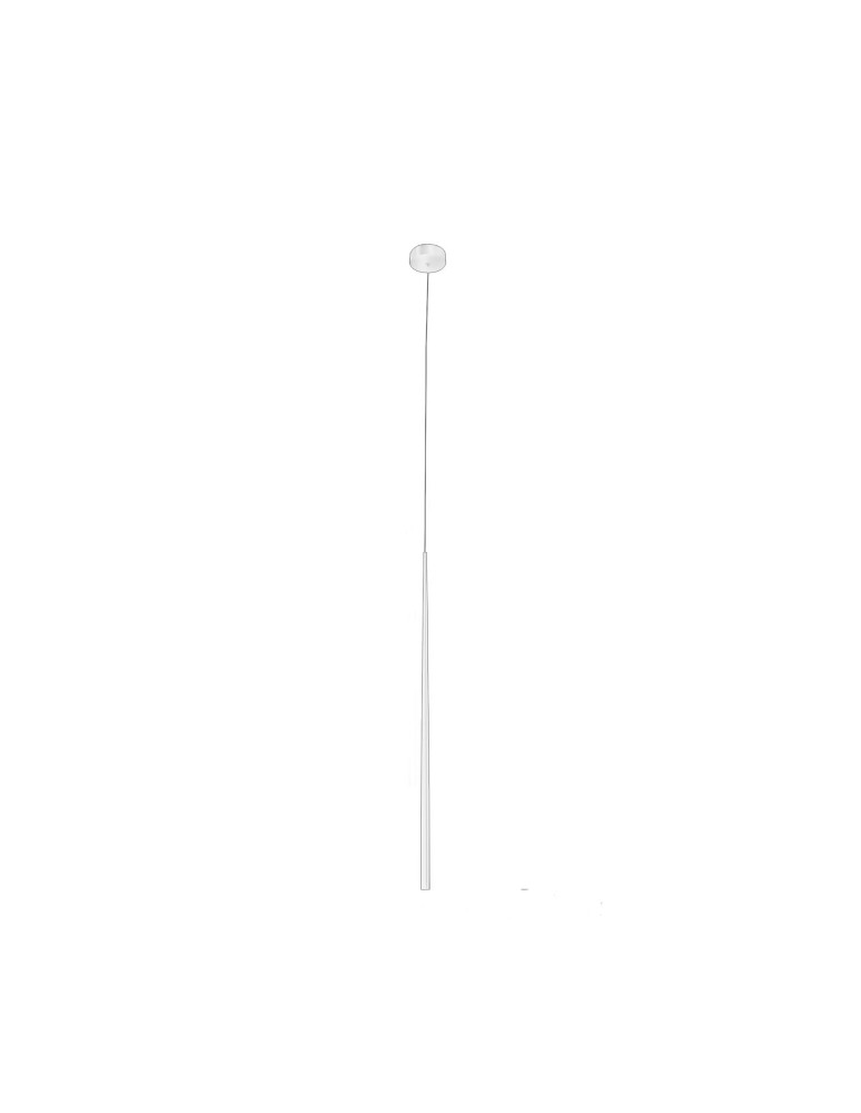 Lampy wiszące LED - Azzardo LOUISE 1 WH 1xLED Wisząca Biały AZ3157 - produkt kolory-swiatla.pl 1