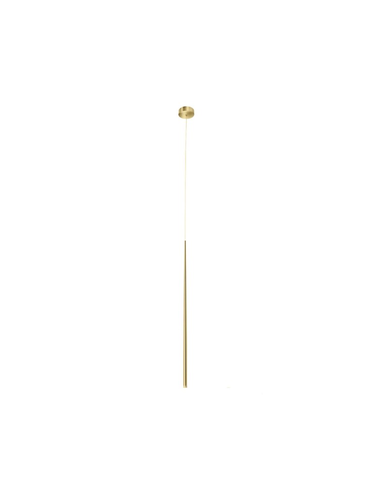 Lampy wiszące LED - Azzardo LOUISE 1 GO 1xLED Wisząca Złoty AZ3156 - produkt kolory-swiatla.pl 1