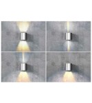 Kinkiety zewnętrzne - Azzardo LETICIA 2 LED WHITE 1xLED Ścienna Biały IP54 AZ2190 - product 2