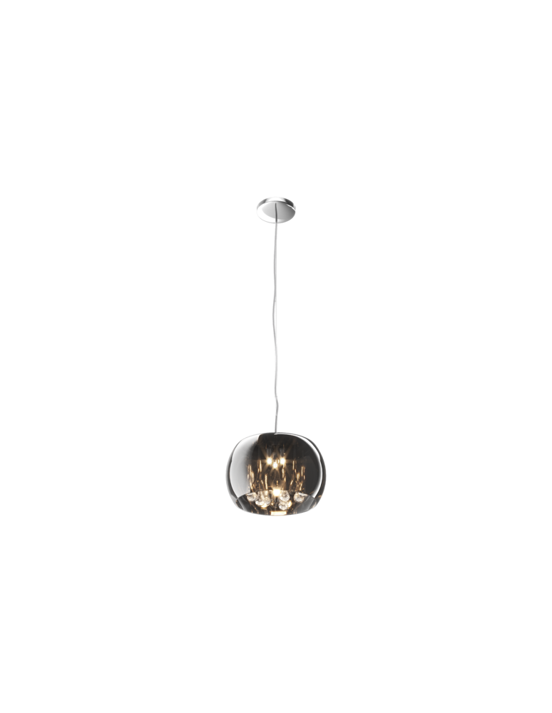 Lampy wiszące glamour - Zuma Line Crystal 28cm P0076-03E-F4FZ Wisząca - produkt kolory-swiatla.pl 1
