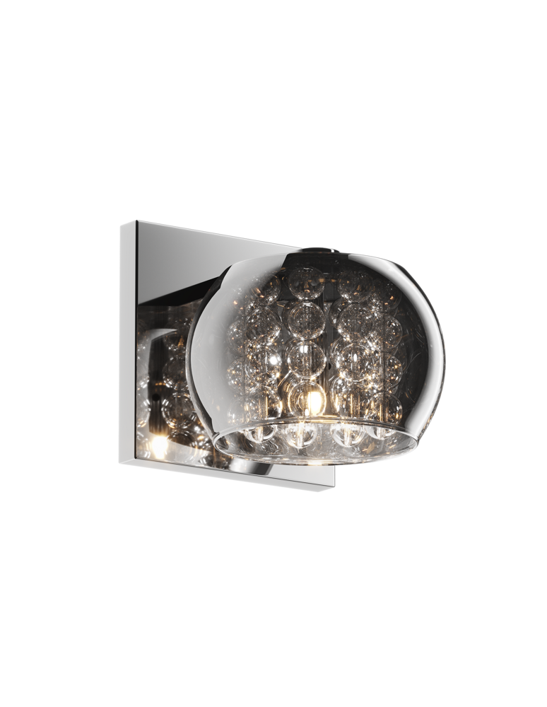 Kinkiety glamour - Zuma Line Crystal W0076-01A-B5FZ Kinkiet - produkt kolory-swiatla.pl 1