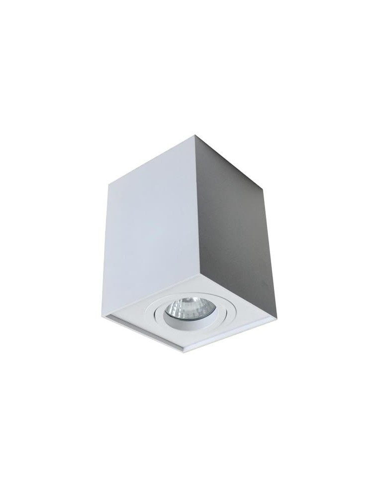 Oprawy sufitowe na wymienne źródło światła - Zuma Line QUADRO SPOT SL1 UP Biały 89200-WH Sufitowa - produkt kolory-swiatla.pl 1
