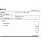 Oprawy sufitowe na wymienne źródło światła - Azzardo BORIS WHITE 1xGU10 Natynkowa Biały AZ1054 - product 2