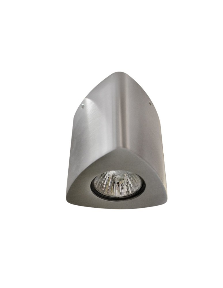 Oprawy sufitowe na wymienne źródło światła - Azzardo DARIO 1 ALUMINIUM 1xGU10 Natynkowa Aluminium AZ1055 - produkt kolory-swiatla.pl 1