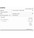 Oprawy sufitowe na wymienne źródło światła - Azzardo DARIO 1 ALUMINIUM 1xGU10 Natynkowa Aluminium AZ1055 - product 2