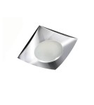 Lampy podtynkowe hermetyczne - Azzardo EZIO 1 CHROME 1xGU10 Wpuszczana Chrom IP54 AZ1051 - produkt 1