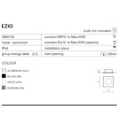Lampy podtynkowe hermetyczne - Azzardo EZIO 1 CHROME 1xGU10 Wpuszczana Chrom IP54 AZ1051 - produkt 2