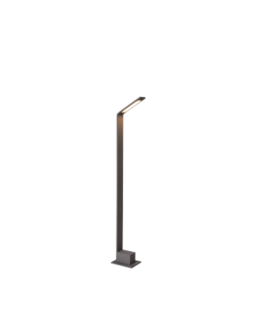 Azzardo AGAPE 60 1xLED Słupek Zewnętrzny Ciemny Szary IP54 AZ3482