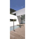 Lampy ogrodowe stojące - Azzardo AGAPE 80 1xLED Słupek Zewnętrzny Ciemny Szary IP54 AZ3483 - product 2