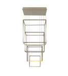 Lampy wiszące LED - Azzardo OPERA XL GOLD 4xLED Wisząca Złoty AZ3140 - produkt 2