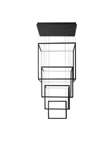 Azzardo OPERA XL BLACK 1xLED Wisząca Czarny AZ3139 - produkt 2
