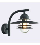 Kinkiety zewnętrzne - Norlys Oslo Kinkiet 1xE27 IP65 Czarny 240B - product 1