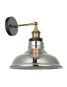 Italux Hubert 1xE27 Kinkiet Czarny złoty MBM-2381/1 GD+SG