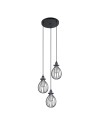Italux Lesto 3xE27 Wisząca Czarny MDM-2676/3 ABK