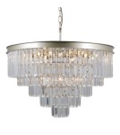 Żyrandole glamour - Italux Verdes 11xE14 Wisząca Złoty szampański PND-44372-11-CHMP-GLD - product 1
