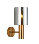 Kinkiety - Italux Sardo 1xE27 Kinkiet Mosiężny WL-5581-1A-BRO+SG - product 1