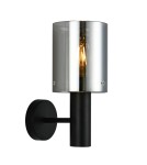 Kinkiety - Italux Sardo 1xE27 Kinkiet Czarny WL-5581-1A-BK+SG - product 1