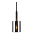 Lampy wiszące - Italux Sardo 1xE27 Wisząca Nikiel satynowany PND-5581-1-SC+SG - product 2