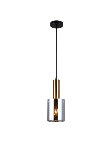 Italux Sardo 1xE27 Wisząca Mosiężny PND-5581-1-BRO+SG