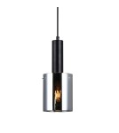 Lampy wiszące - Italux Sardo 1xE27 Wisząca Czarny PND-5581-1-BK+SG - product 2