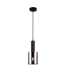 Lampy wiszące - Italux Sardo 1xE27 Wisząca Czarny PND-5581-1-BK+SG - product 1