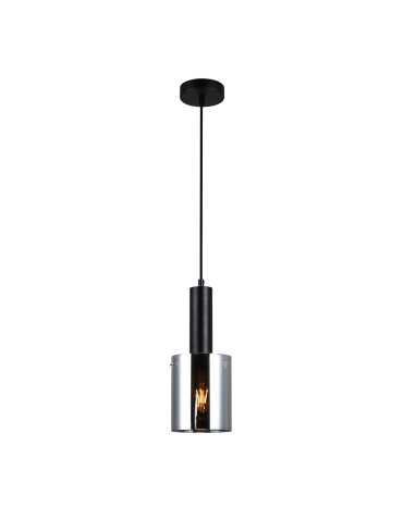Italux Sardo 1xE27 Wisząca Czarny PND-5581-1-BK+SG