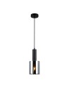 Italux Sardo 1xE27 Wisząca Czarny PND-5581-1-BK+SG