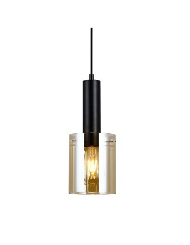 Italux Sardo 1xE27 Wisząca Czarny PND-5581-1-BK+AMB - produkt 2