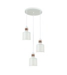 Lampy wiszące potrójne - Italux Restenza 3xE27 Wisząca Biały PND-2439-3-WH - product 1